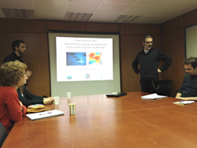 thumbnail image - El SOCIB presentó un seminario sobre la gestión del Atún Rojo en las oficinas del Organismo Autónomo Parques Nacionales (OAPN)