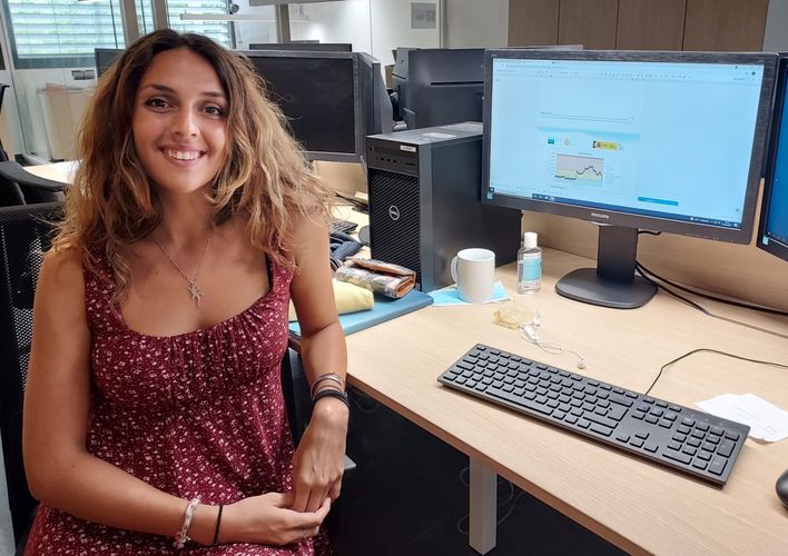 thumbnail image - “La ICTS SOCIB es acogida, aprendizaje, entusiasmo y futuro”, dice la alumna de prácticas Aida Pericàs
