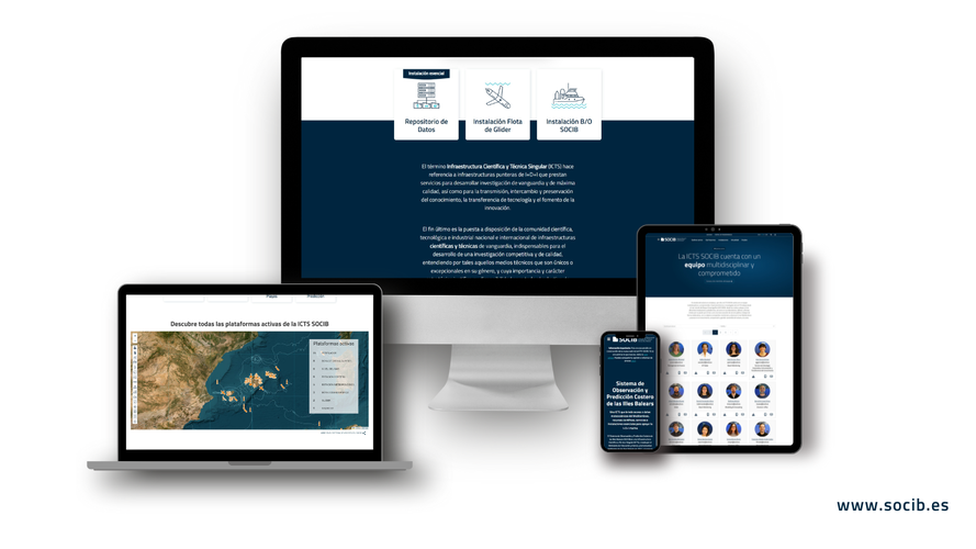 thumbnail image - Llancem el nostre nou web i renovem la imatge corporativa a la ICTS SOCIB!