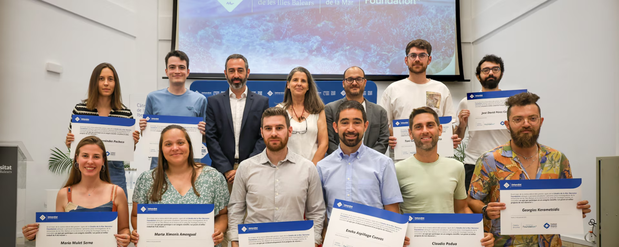 main image - La Cátedra del Mar Iberostar premia dos trabajos de fin de grado vinculados a prácticas en la ICTS SOCIB
